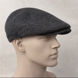 Dorfman Pacific Size Large Wool Blend Men's Newsboy Cabbie Cap Hat Gray